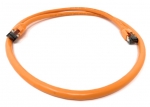 Cat8 Shielded 24AWG 40GB Ethernet Network Cable - 7 Feet - Orange